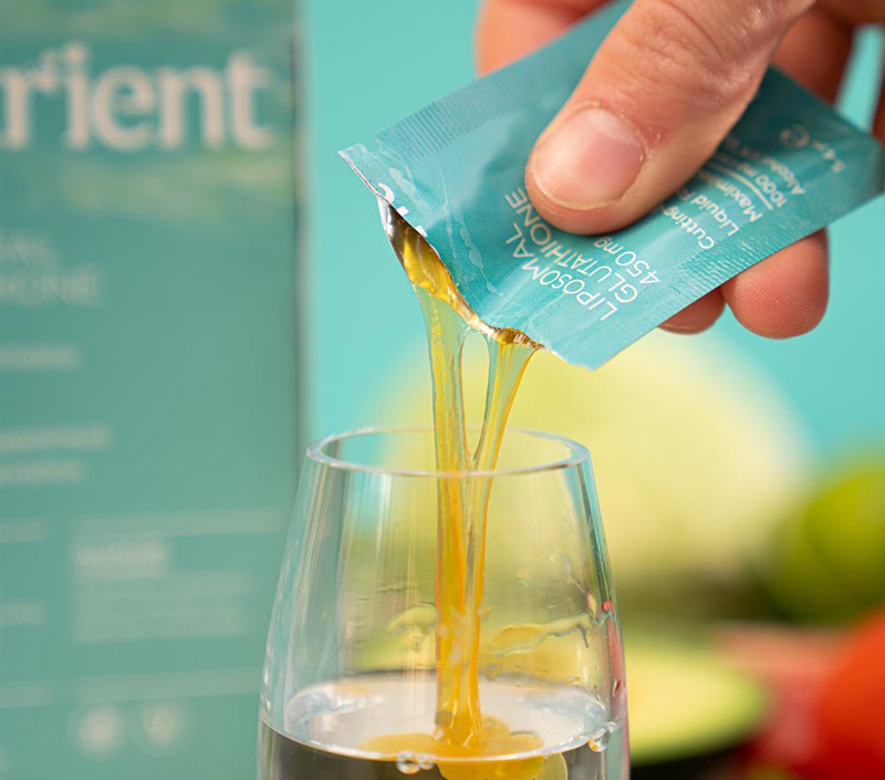 アプリケーション: 機能的な美しさの飲み物とサシェ